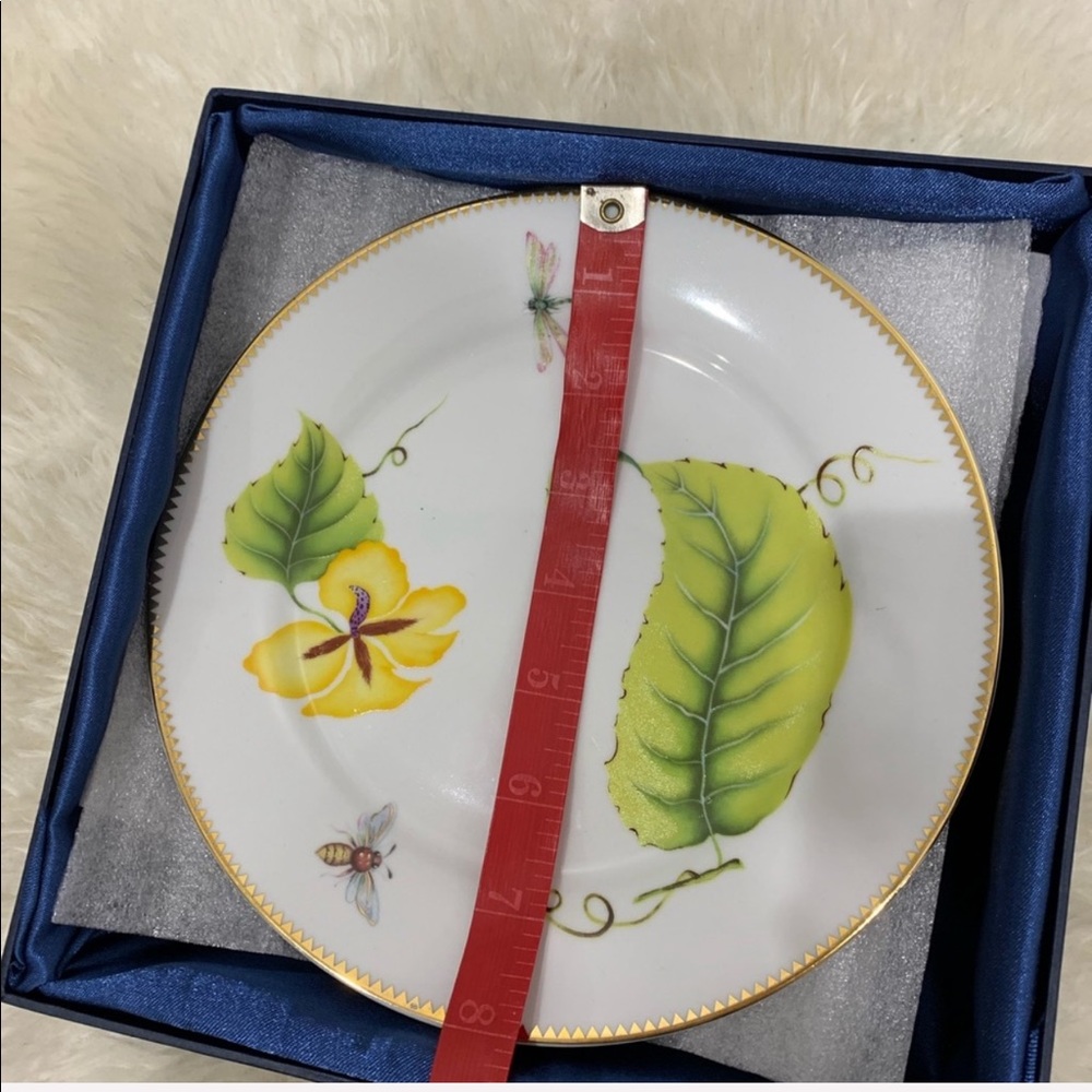 i.godinger & co Tivoli s/4 dessert plates NWT - Picture 4 of 8